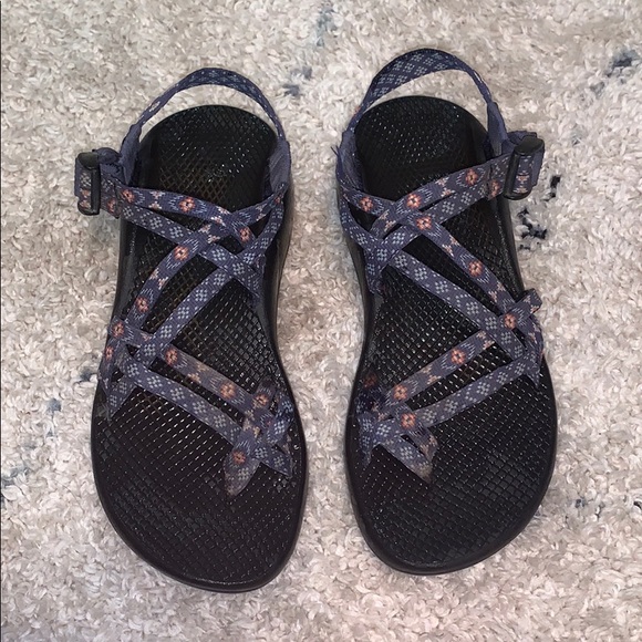 Chaco Shoes - Blue and Orange Chacos Chaco Shoes - Blue and Orange Chacos